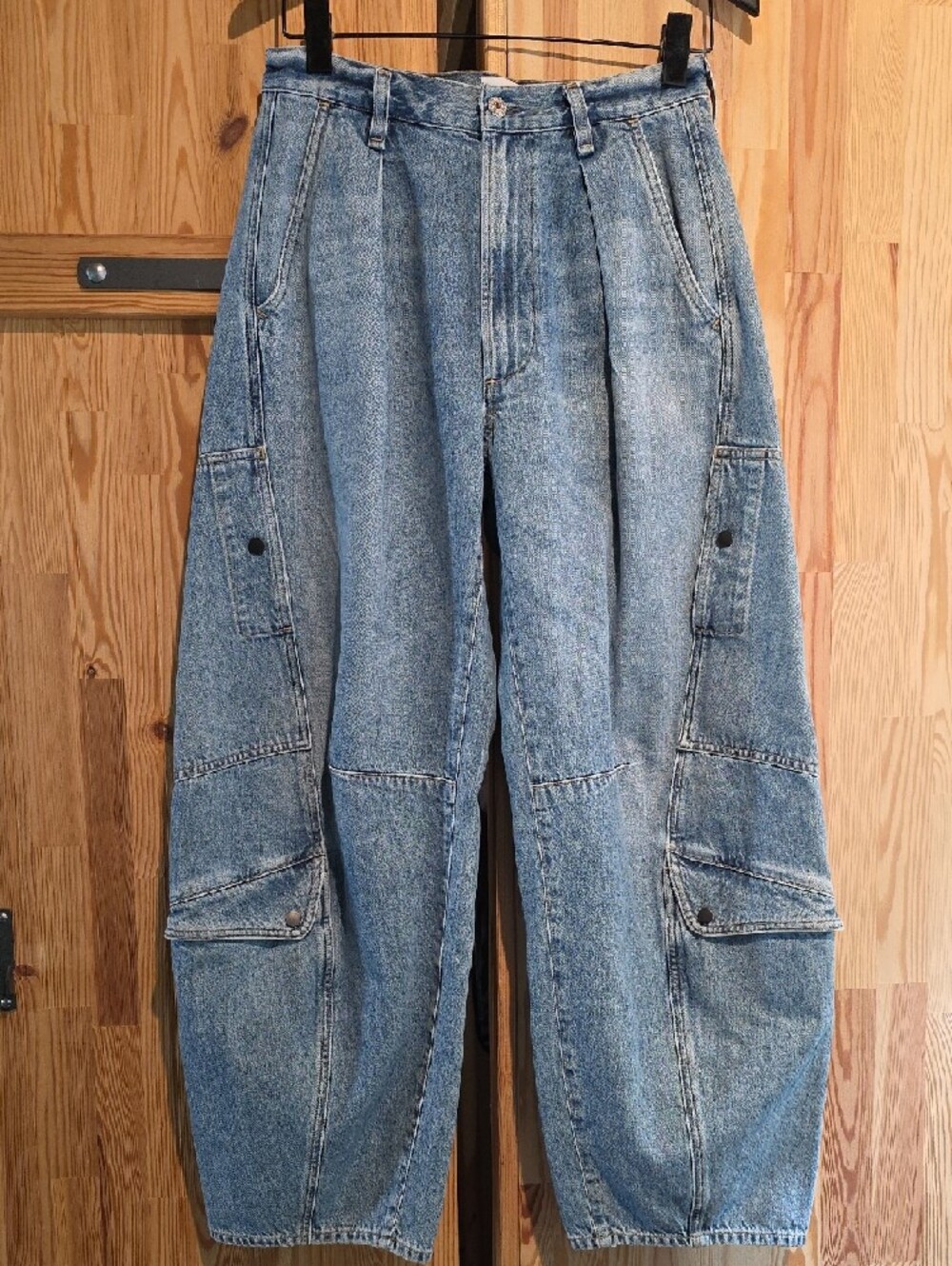 RARE NEW $358 CITIZENS OF HUMANITY FLIGHT HIGH RISE BARREL JEANS IN ZENITH SZ 27 - Picture 3 of 10